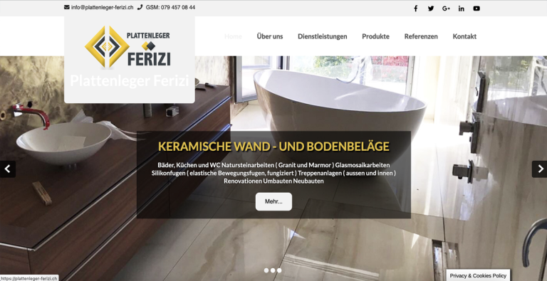 Plattenleger Ferizi in Basel